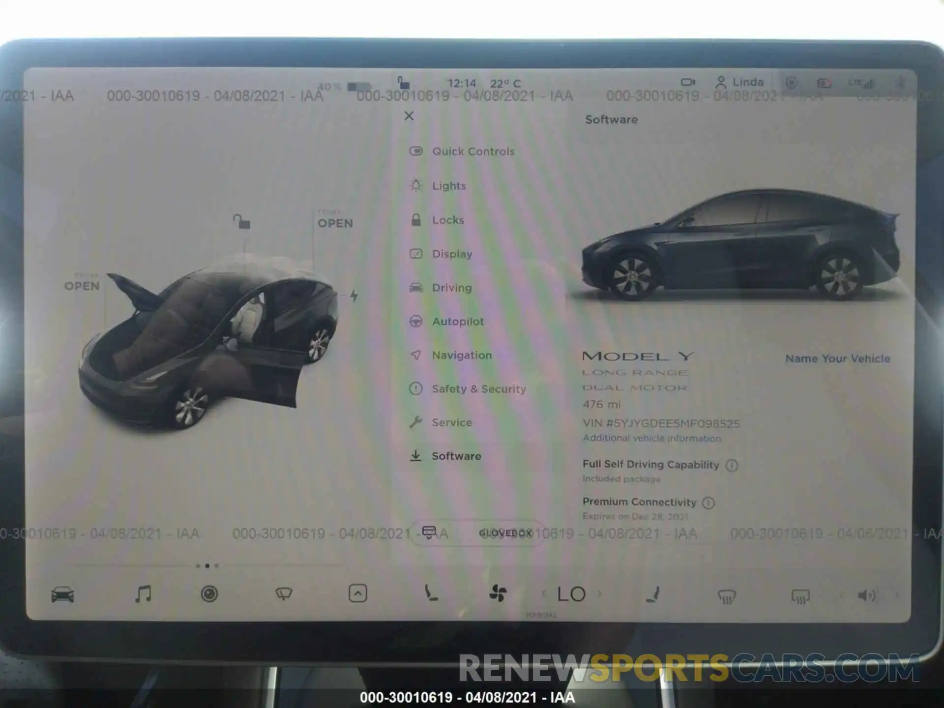 7 Photograph of a damaged car 5YJYGDEE5MF098525 TESLA MODEL Y 2021