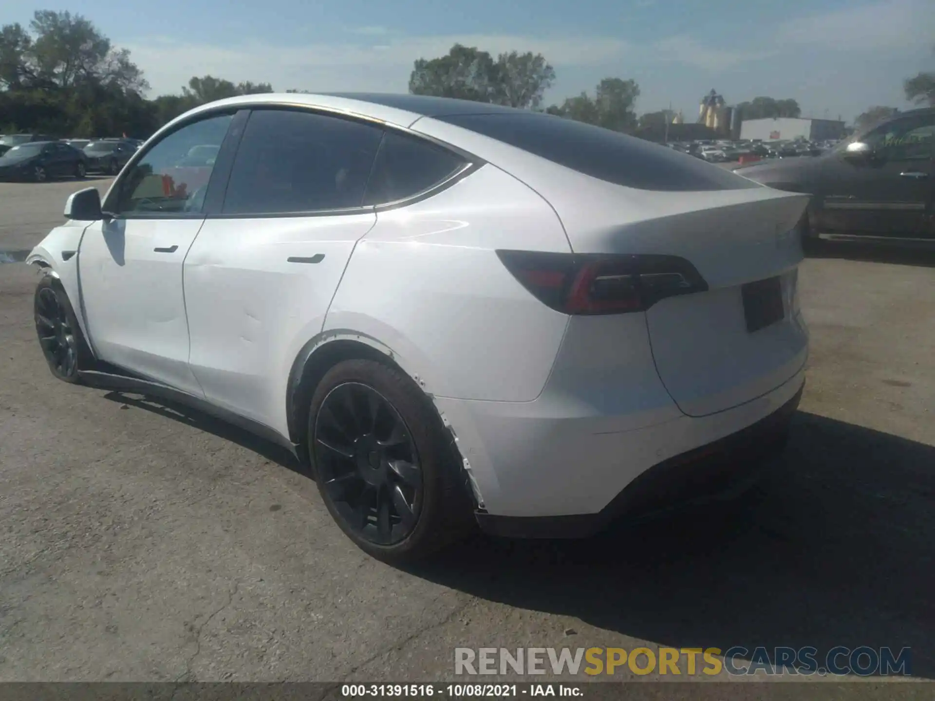 3 Photograph of a damaged car 5YJYGDEE5MF115422 TESLA MODEL Y 2021