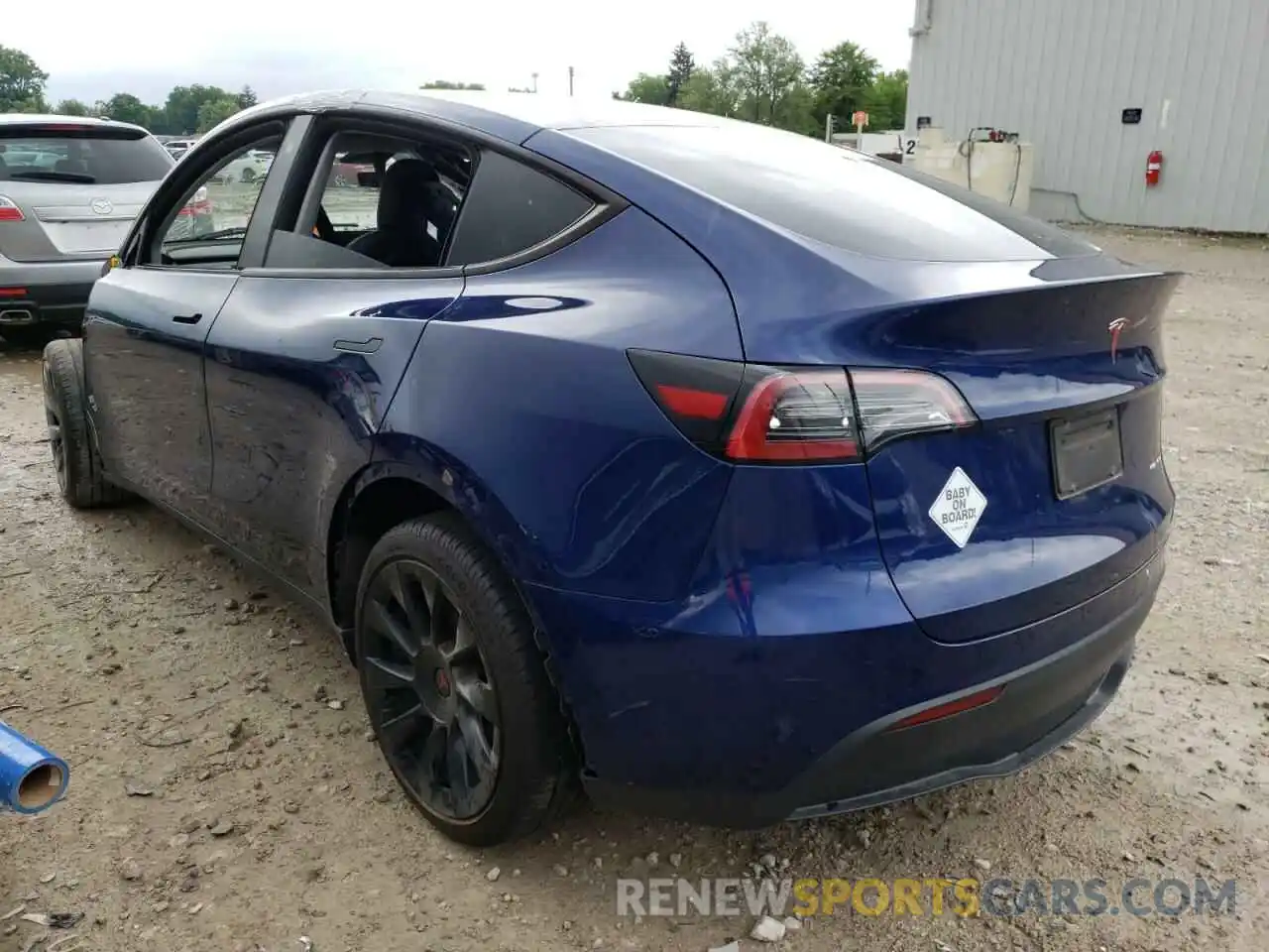 3 Фотография поврежденного автомобиля 5YJYGDEE5MF143253 TESLA MODEL Y 2021