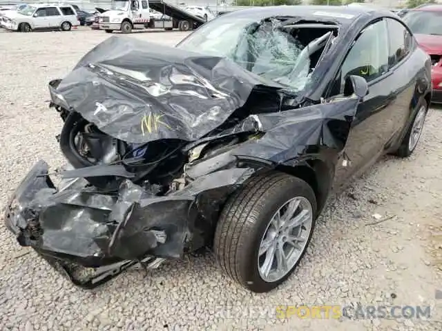 9 Photograph of a damaged car 5YJYGDEE5MF153734 TESLA MODEL Y 2021