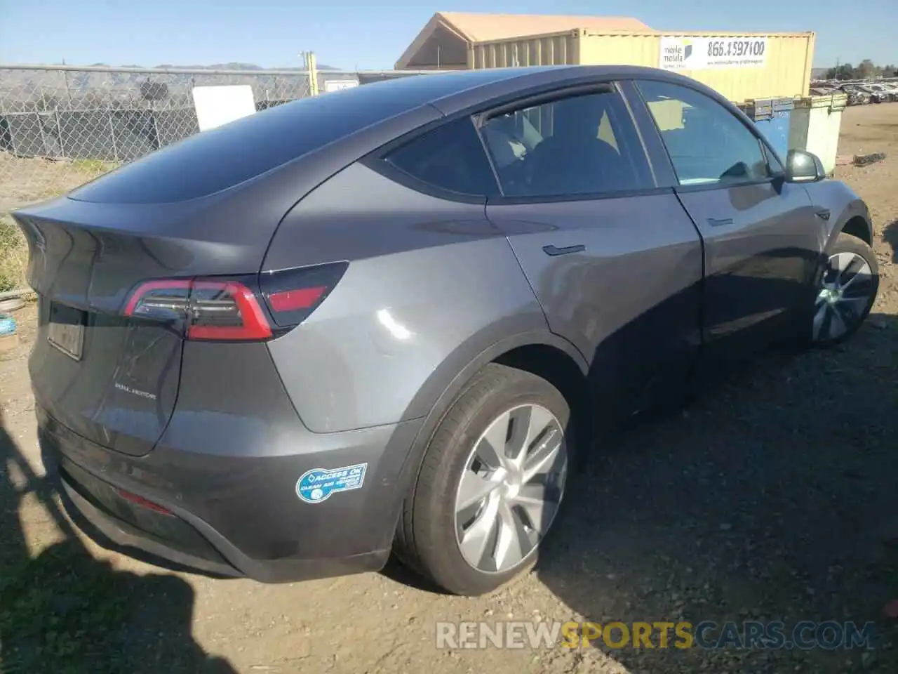 4 Photograph of a damaged car 5YJYGDEE5MF157458 TESLA MODEL Y 2021