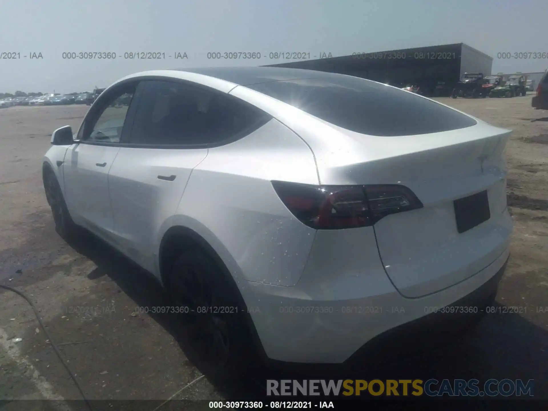 3 Photograph of a damaged car 5YJYGDEE5MF184580 TESLA MODEL Y 2021