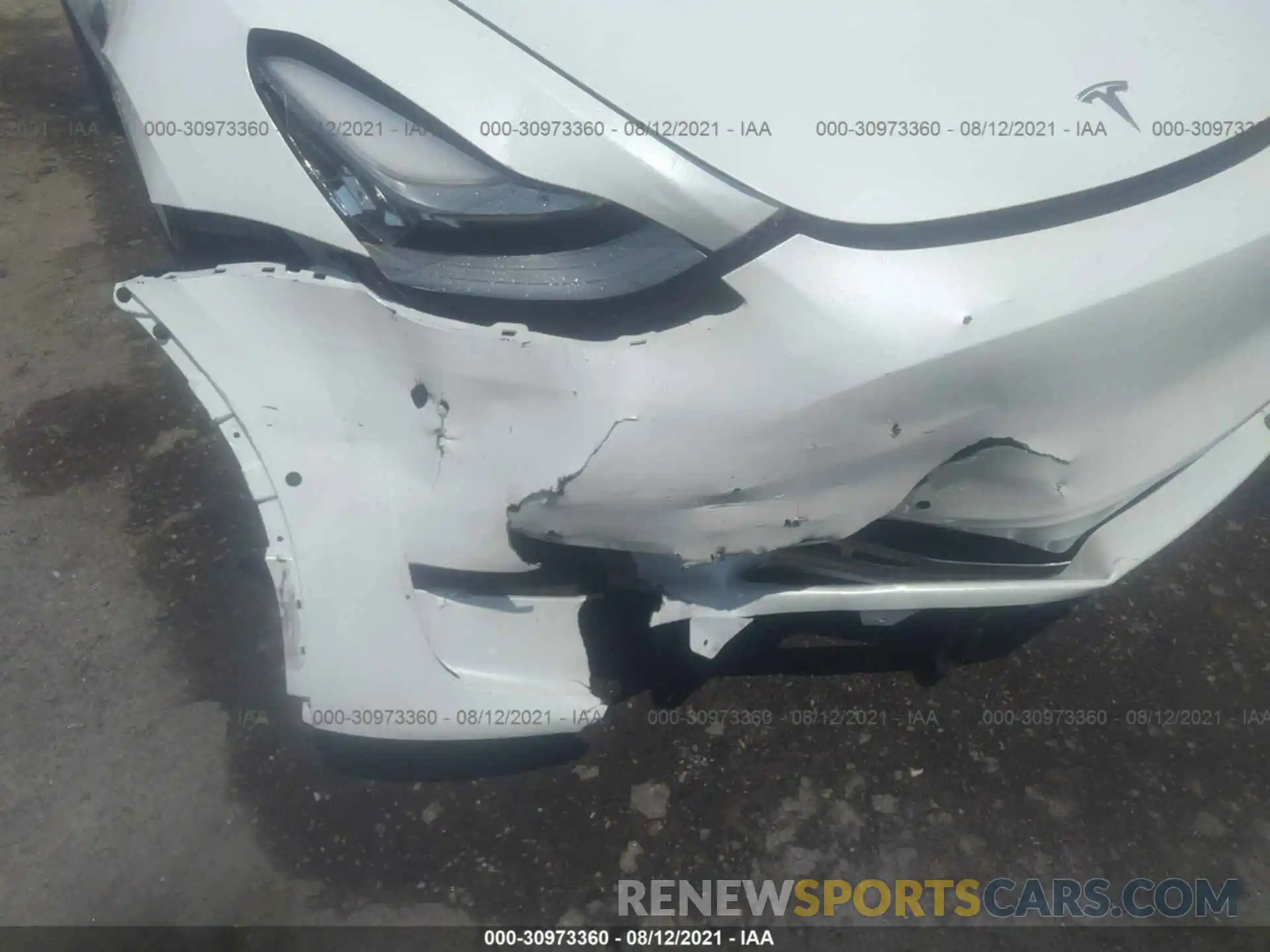 6 Photograph of a damaged car 5YJYGDEE5MF184580 TESLA MODEL Y 2021