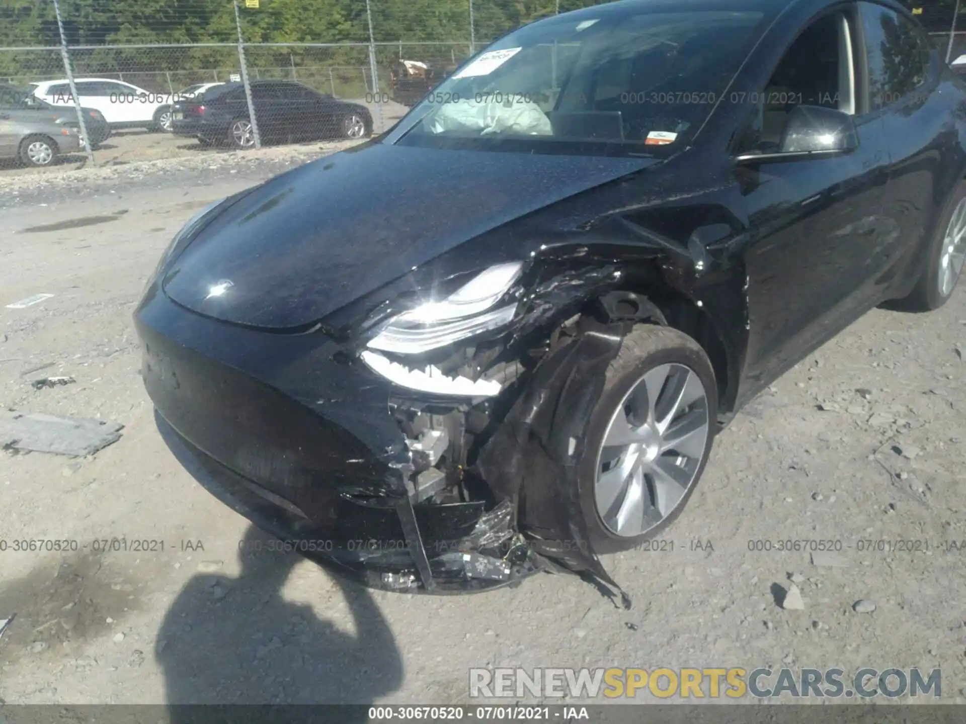 6 Photograph of a damaged car 5YJYGDEE5MF190847 TESLA MODEL Y 2021