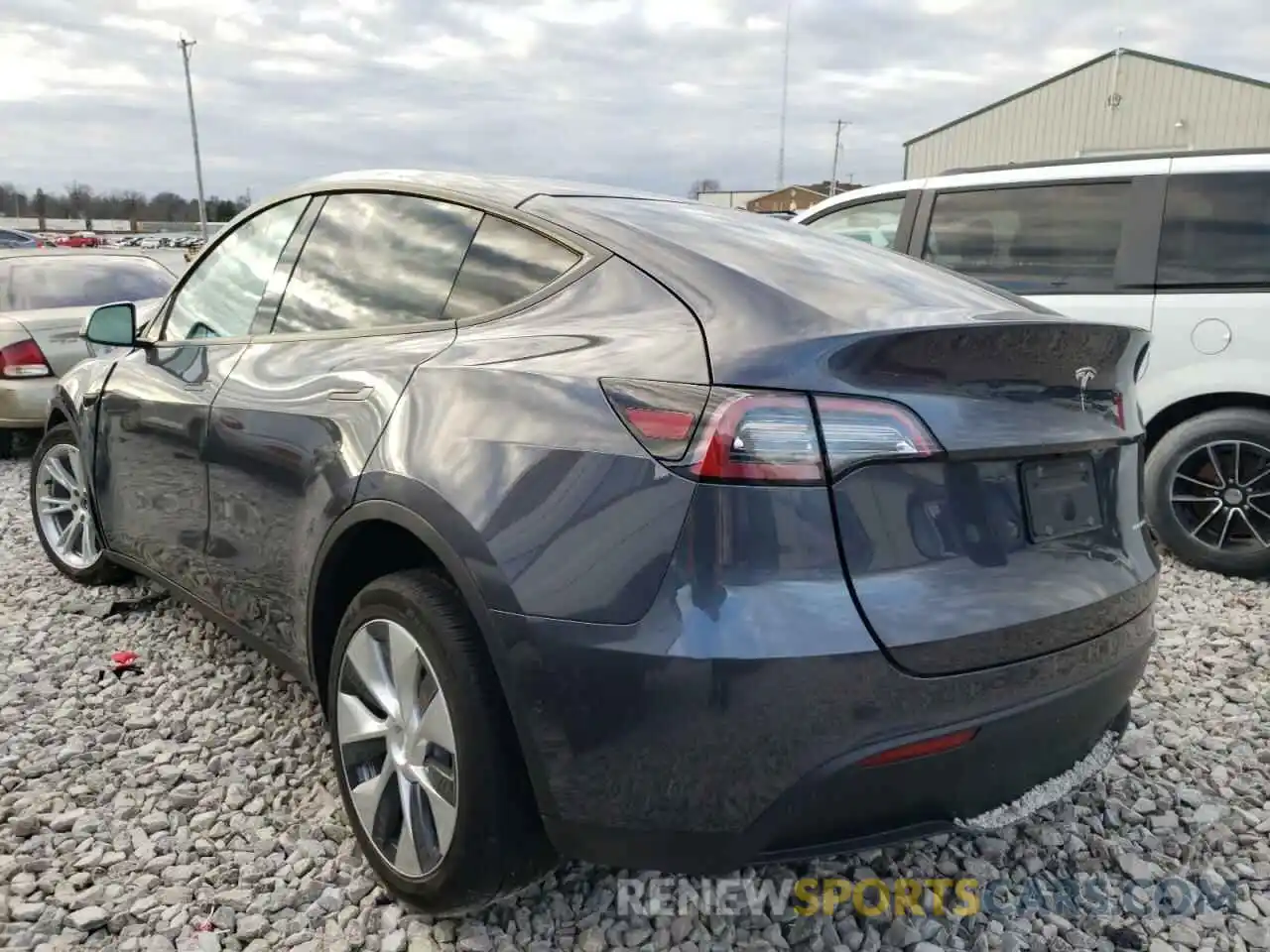 3 Photograph of a damaged car 5YJYGDEE5MF192565 TESLA MODEL Y 2021