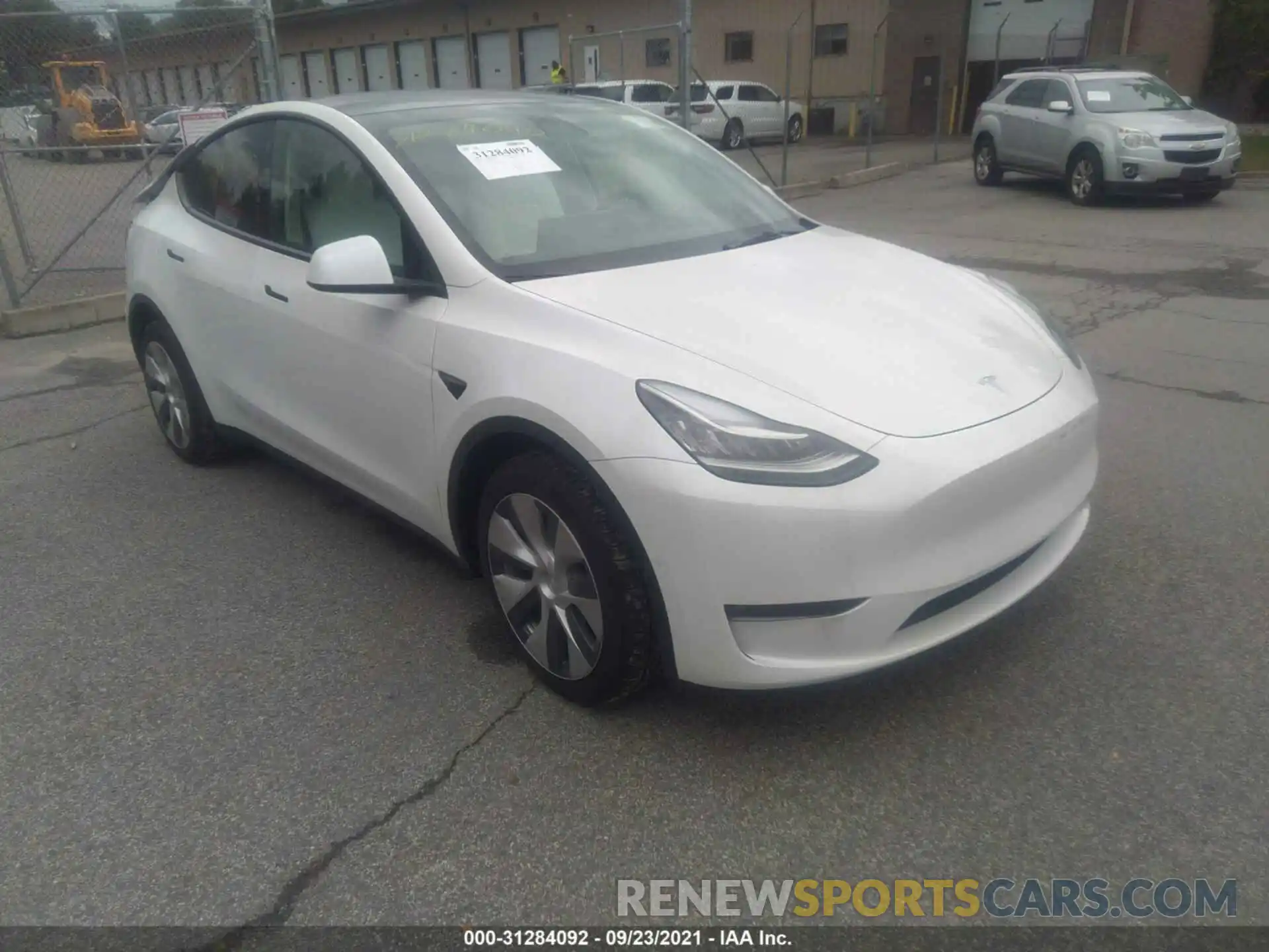 1 Photograph of a damaged car 5YJYGDEE5MF195658 TESLA MODEL Y 2021