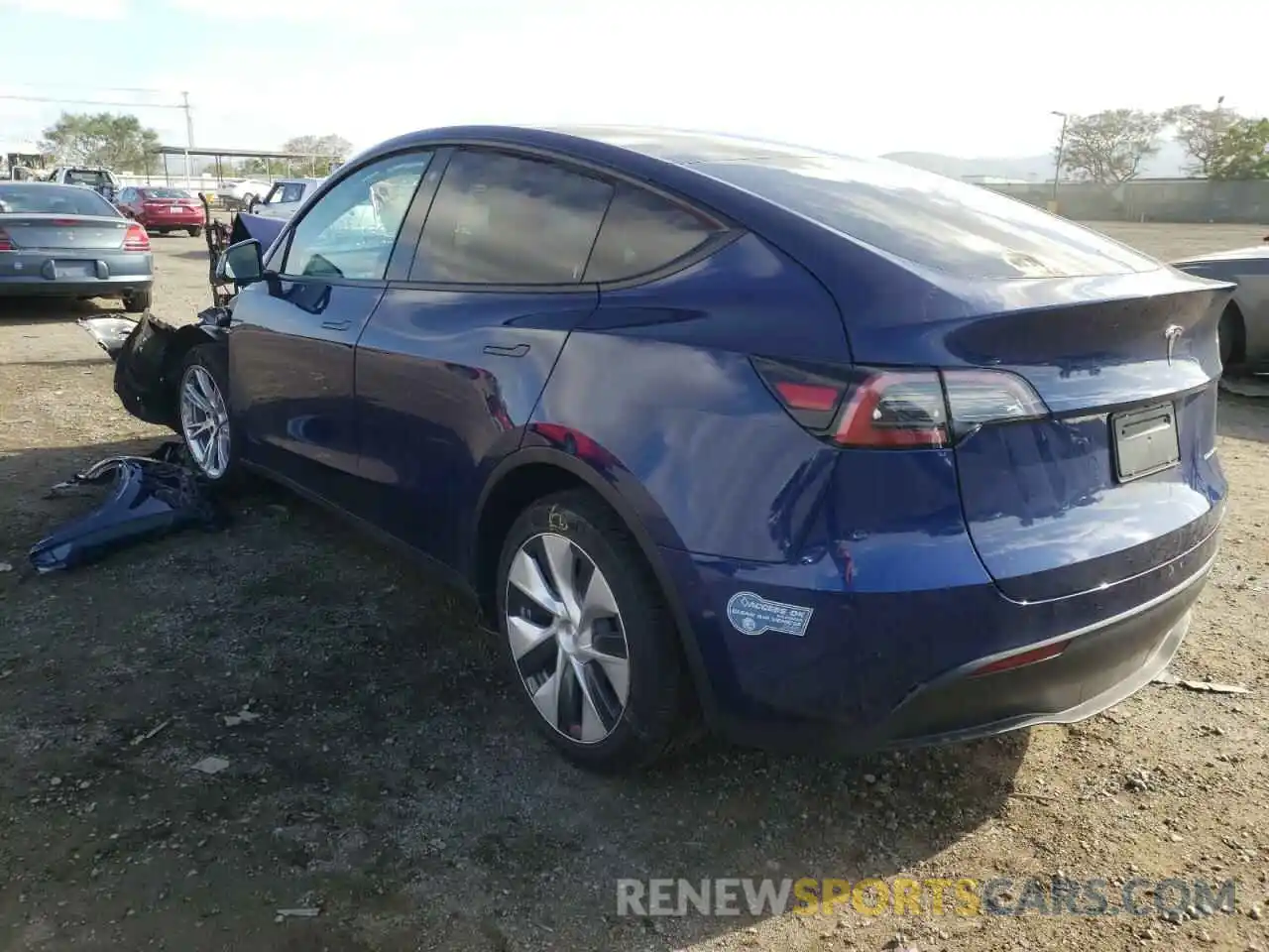 3 Photograph of a damaged car 5YJYGDEE5MF196549 TESLA MODEL Y 2021