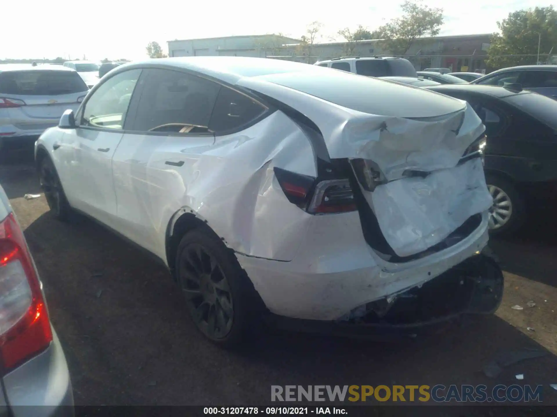 3 Photograph of a damaged car 5YJYGDEE5MF209333 TESLA MODEL Y 2021