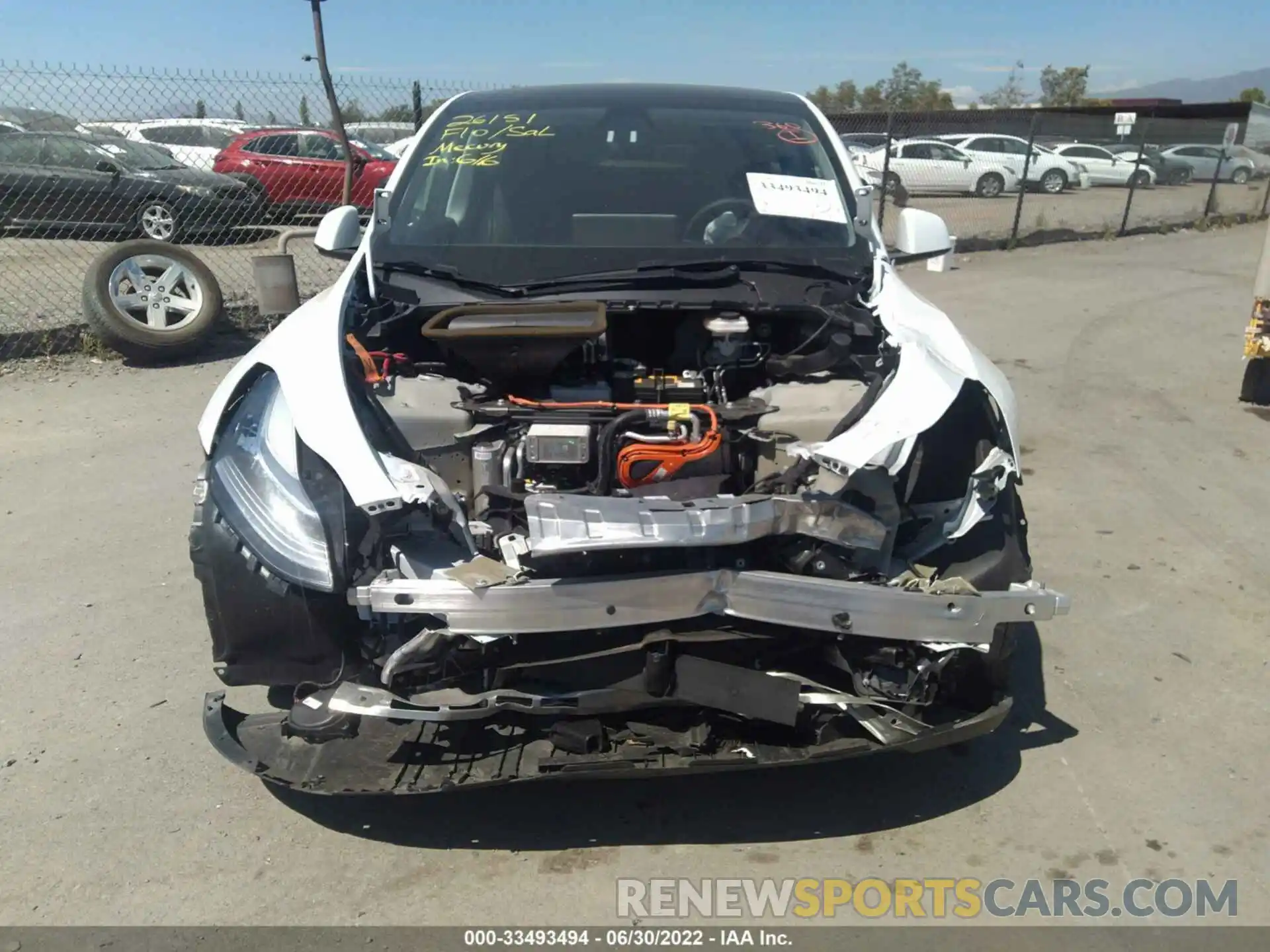 6 Photograph of a damaged car 5YJYGDEE5MF222700 TESLA MODEL Y 2021