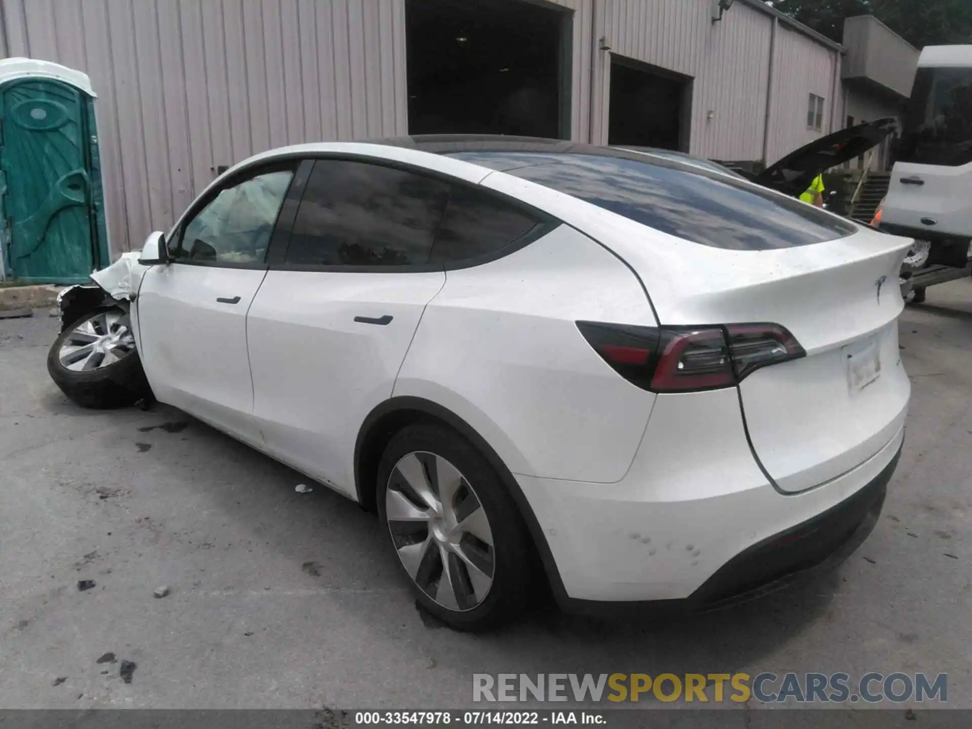 3 Photograph of a damaged car 5YJYGDEE5MF254840 TESLA MODEL Y 2021