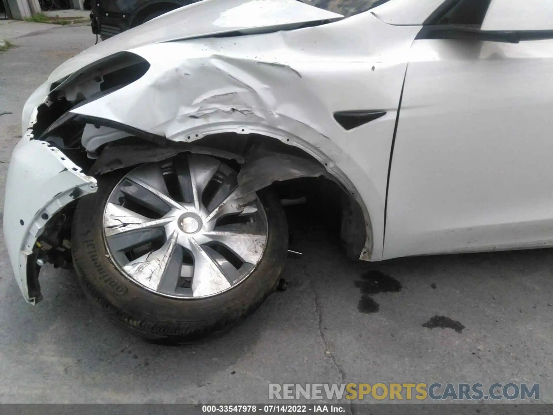 6 Photograph of a damaged car 5YJYGDEE5MF254840 TESLA MODEL Y 2021