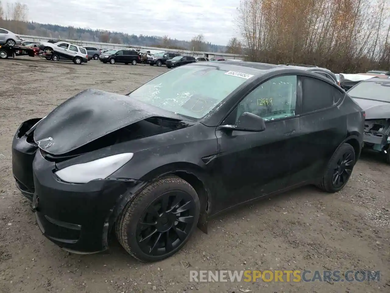 2 Фотография поврежденного автомобиля 5YJYGDEE5MF286106 TESLA MODEL Y 2021