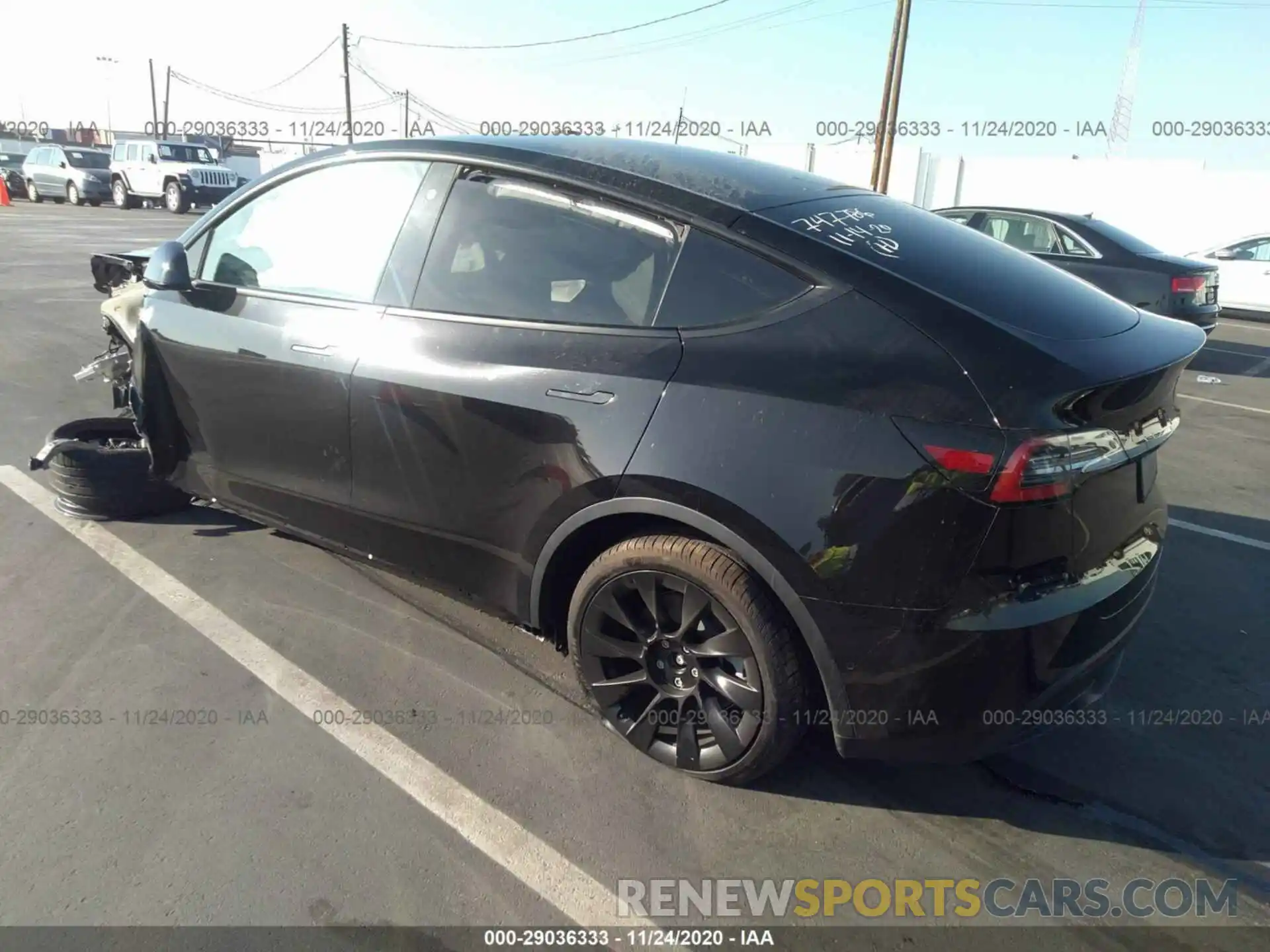 3 Photograph of a damaged car 5YJYGDEE6MF065503 TESLA MODEL Y 2021