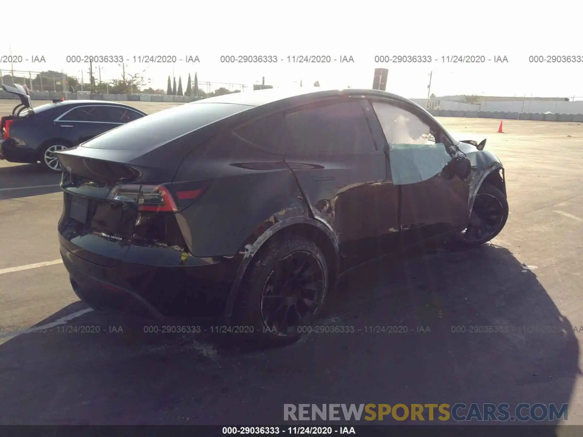 4 Фотография поврежденного автомобиля 5YJYGDEE6MF065503 TESLA MODEL Y 2021