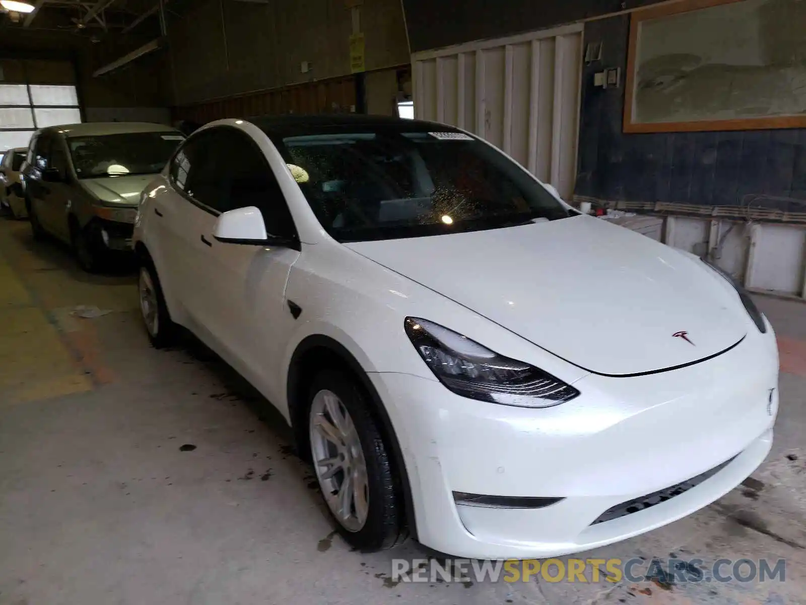 1 Фотография поврежденного автомобиля 5YJYGDEE6MF072919 TESLA MODEL Y 2021