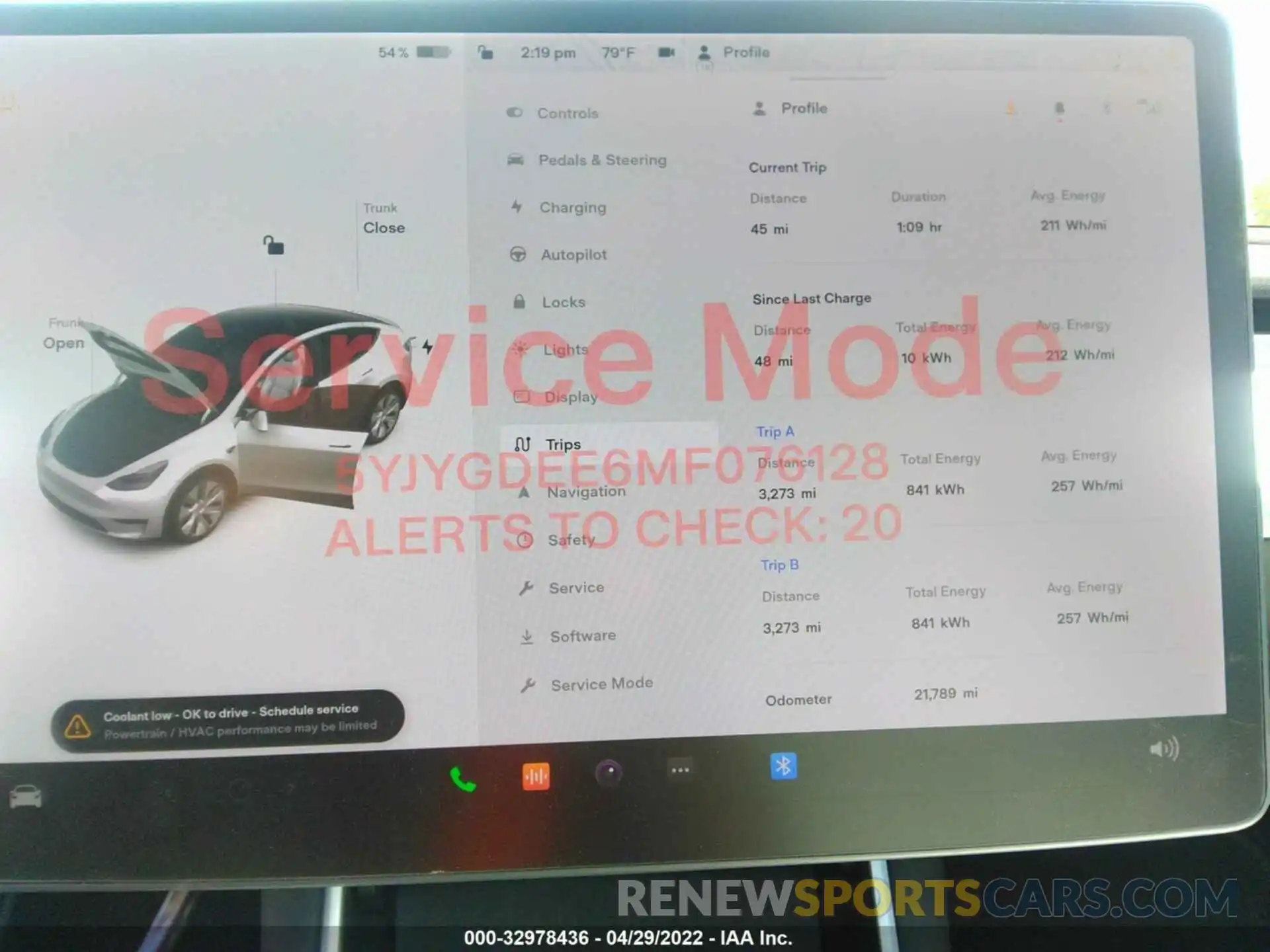 7 Photograph of a damaged car 5YJYGDEE6MF076128 TESLA MODEL Y 2021