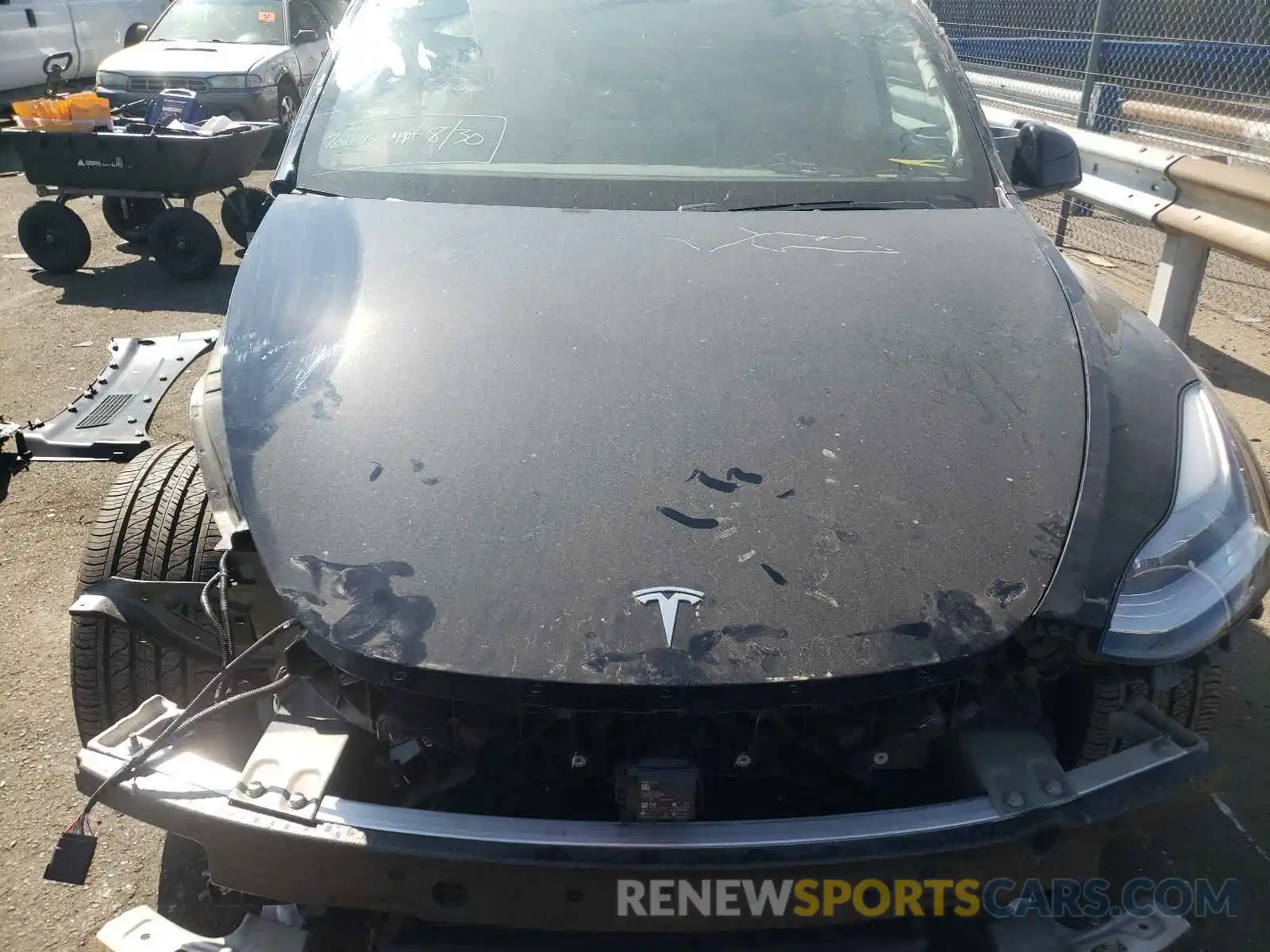 7 Photograph of a damaged car 5YJYGDEE6MF077134 TESLA MODEL Y 2021