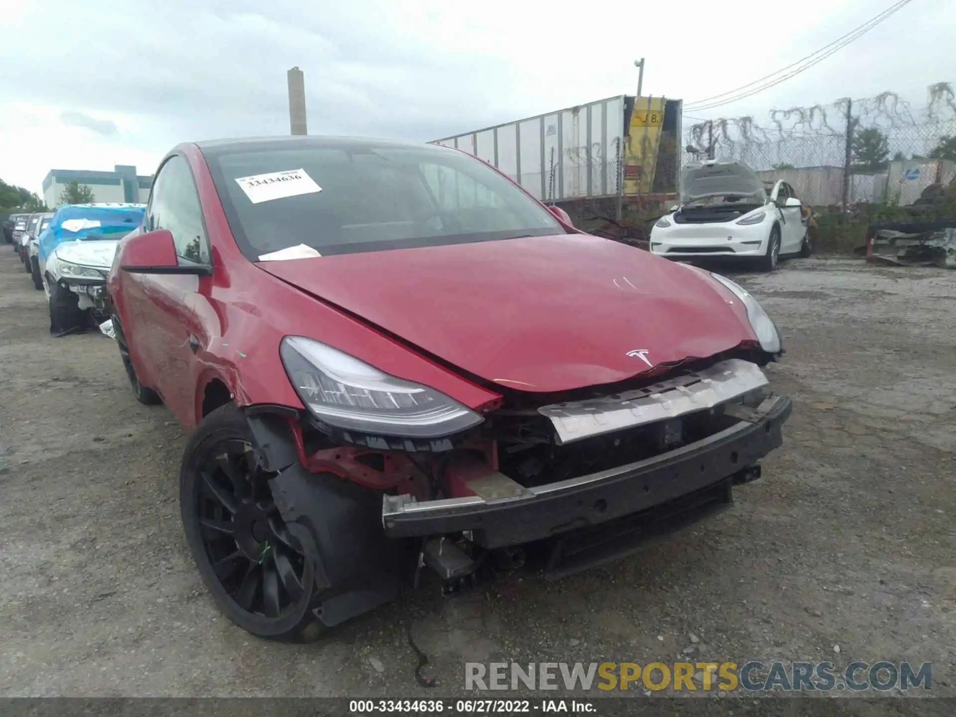 6 Photograph of a damaged car 5YJYGDEE6MF080342 TESLA MODEL Y 2021