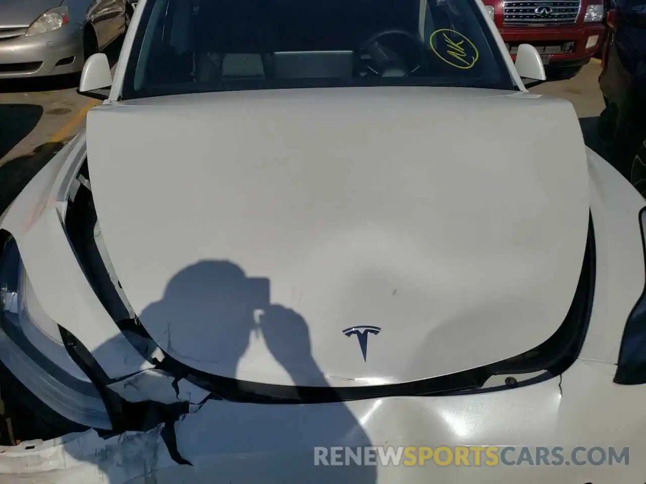 7 Photograph of a damaged car 5YJYGDEE6MF080356 TESLA MODEL Y 2021