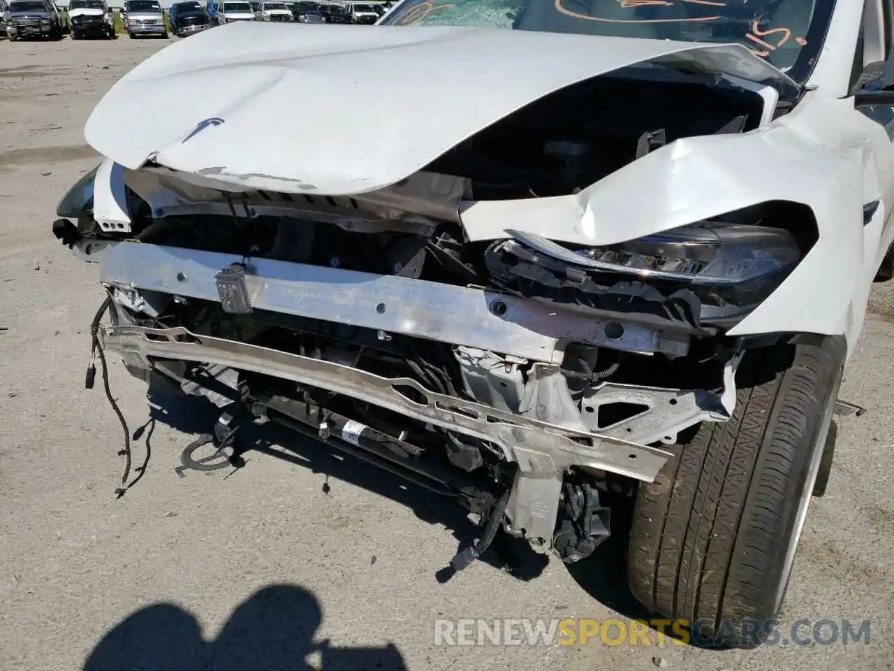 9 Photograph of a damaged car 5YJYGDEE6MF087176 TESLA MODEL Y 2021