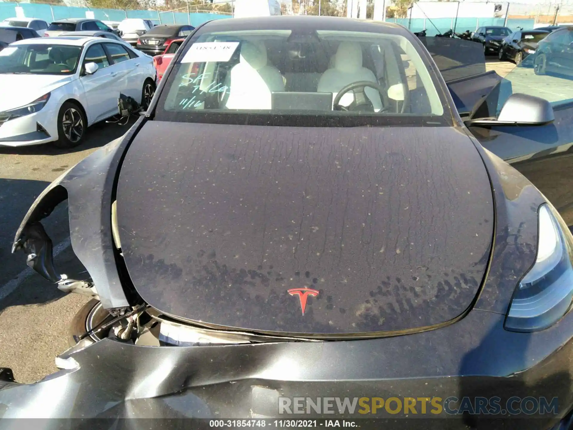 10 Photograph of a damaged car 5YJYGDEE6MF088697 TESLA MODEL Y 2021