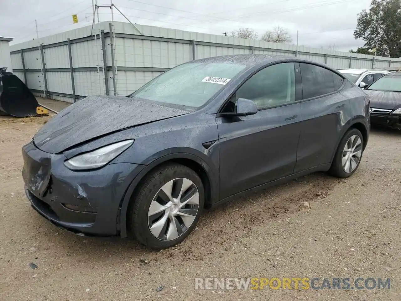 1 Photograph of a damaged car 5YJYGDEE6MF090790 TESLA MODEL Y 2021