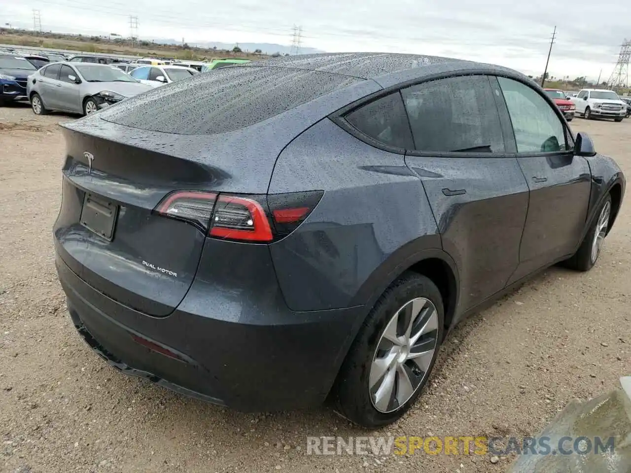 3 Photograph of a damaged car 5YJYGDEE6MF090790 TESLA MODEL Y 2021