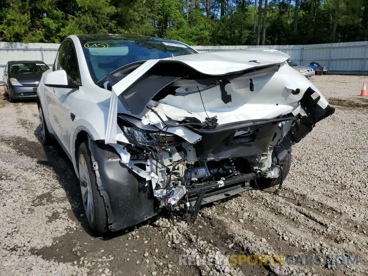 9 Photograph of a damaged car 5YJYGDEE6MF114151 TESLA MODEL Y 2021