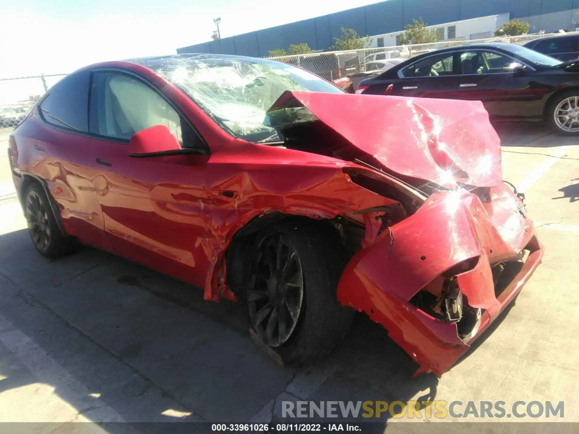 1 Photograph of a damaged car 5YJYGDEE6MF140071 TESLA MODEL Y 2021