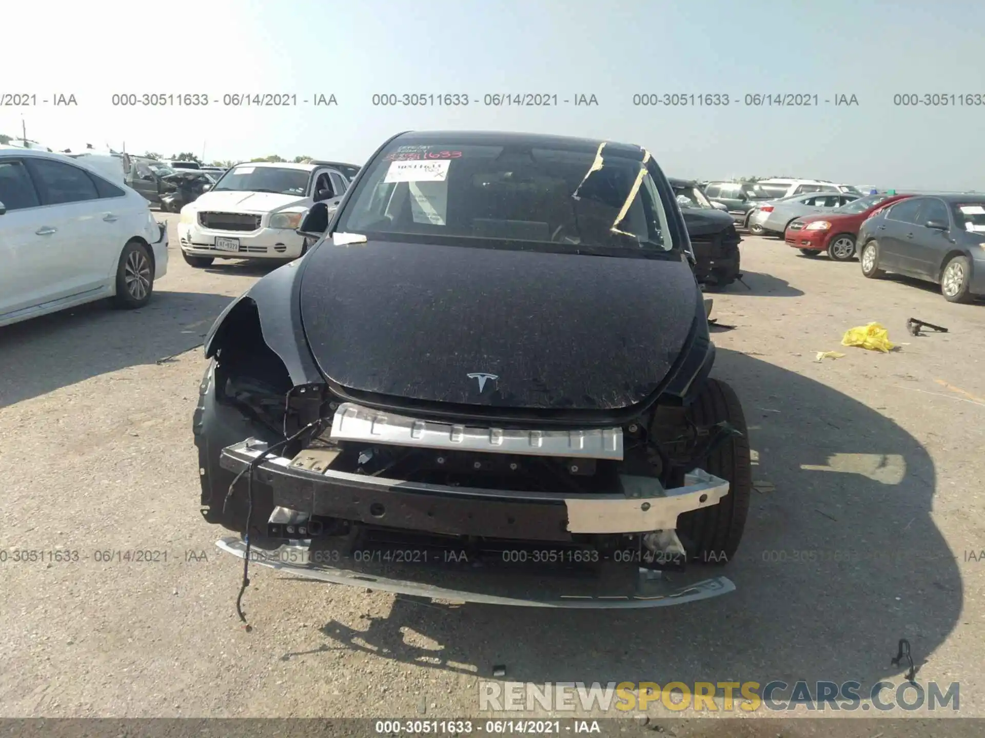 6 Photograph of a damaged car 5YJYGDEE6MF146615 TESLA MODEL Y 2021