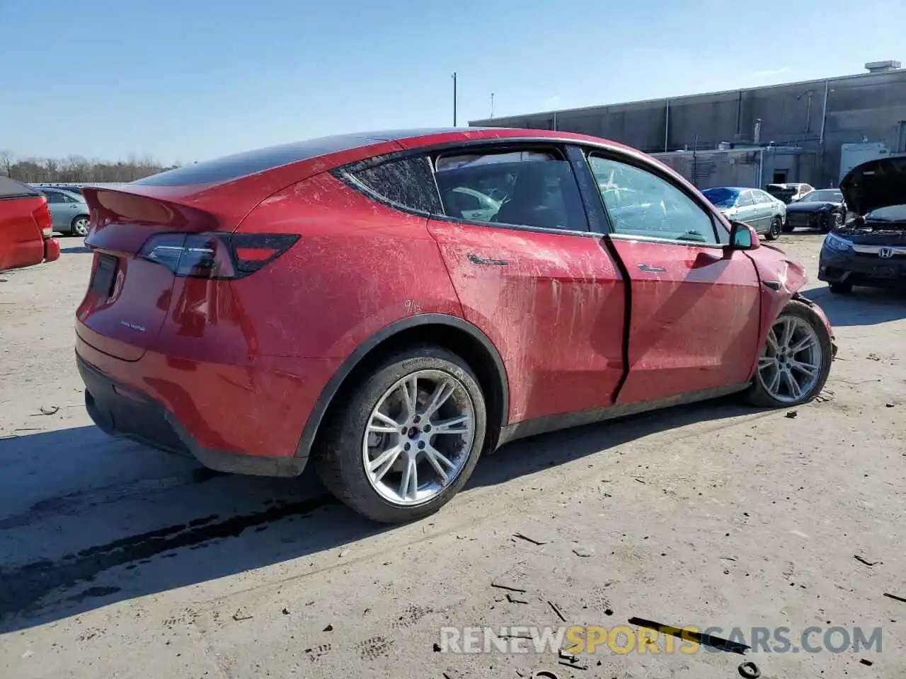 3 Photograph of a damaged car 5YJYGDEE6MF151782 TESLA MODEL Y 2021