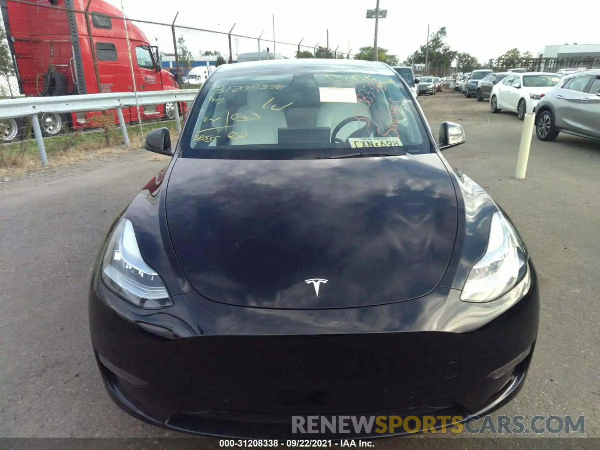 6 Фотография поврежденного автомобиля 5YJYGDEE6MF152561 TESLA MODEL Y 2021