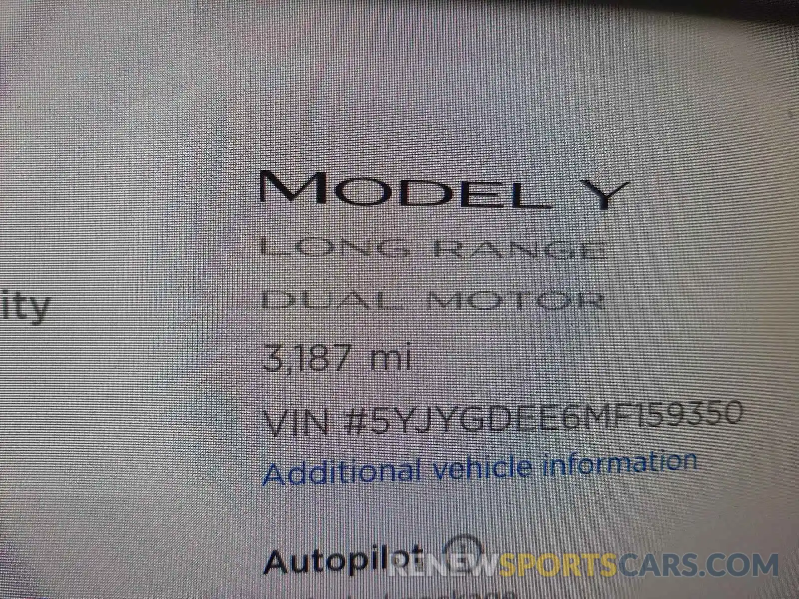 8 Photograph of a damaged car 5YJYGDEE6MF159350 TESLA MODEL Y 2021