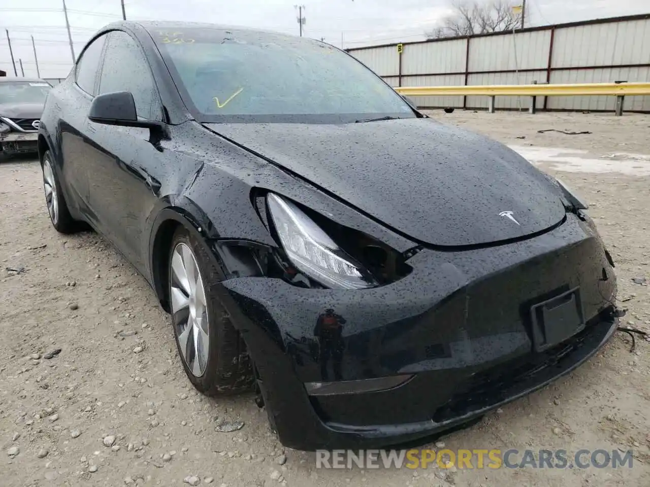 1 Фотография поврежденного автомобиля 5YJYGDEE6MF186631 TESLA MODEL Y 2021