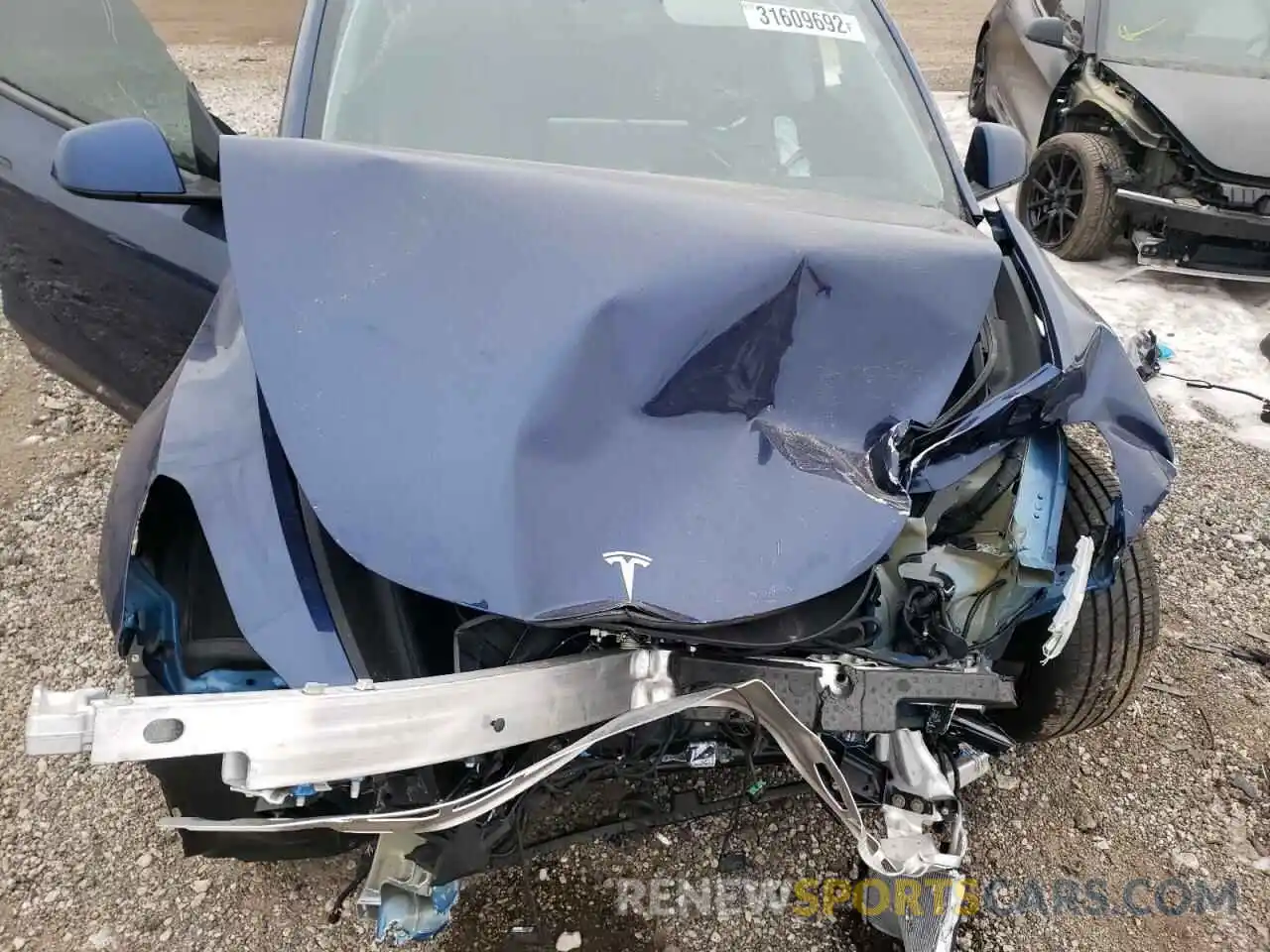 7 Photograph of a damaged car 5YJYGDEE6MF192588 TESLA MODEL Y 2021