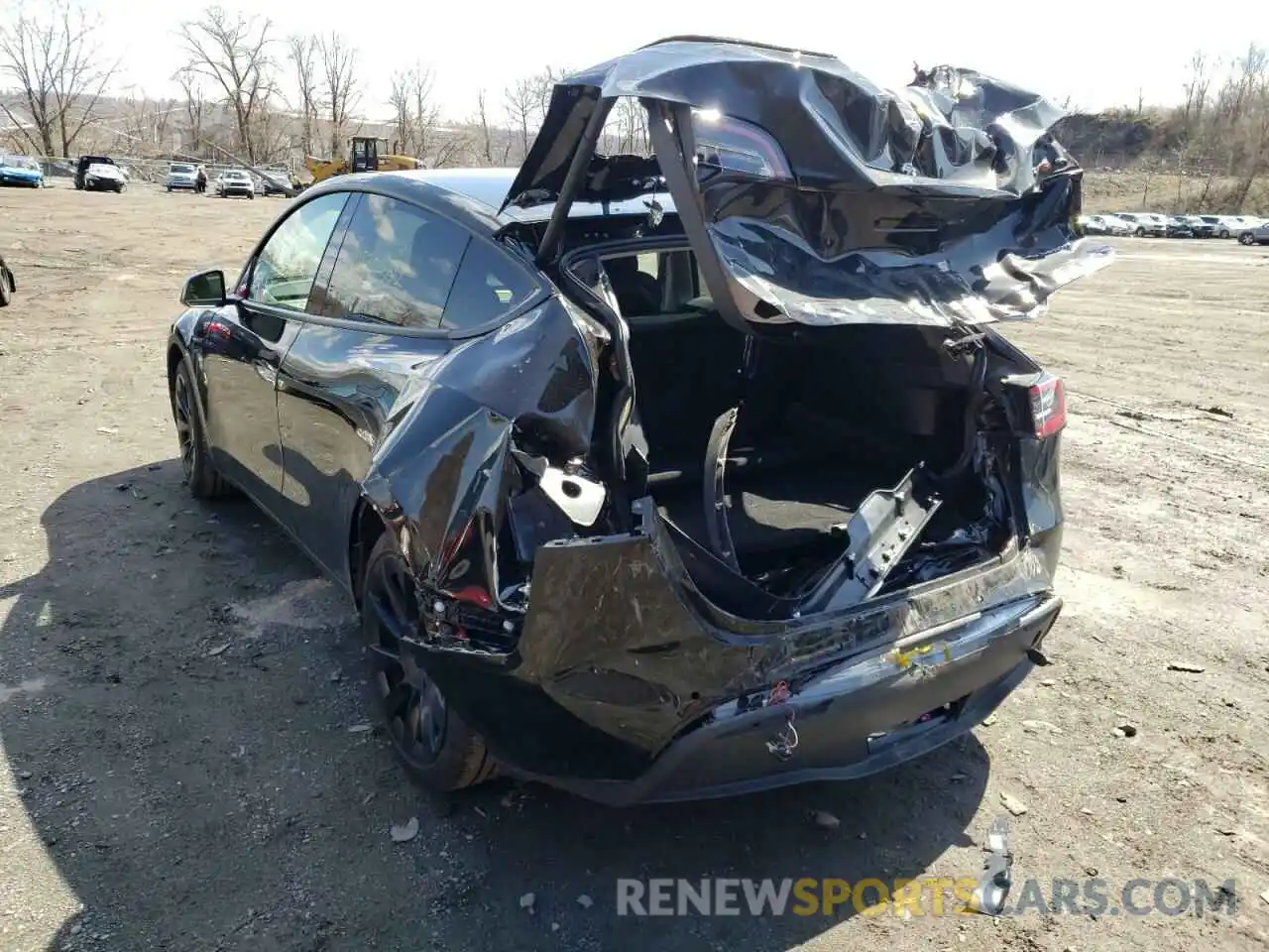 3 Photograph of a damaged car 5YJYGDEE6MF199850 TESLA MODEL Y 2021