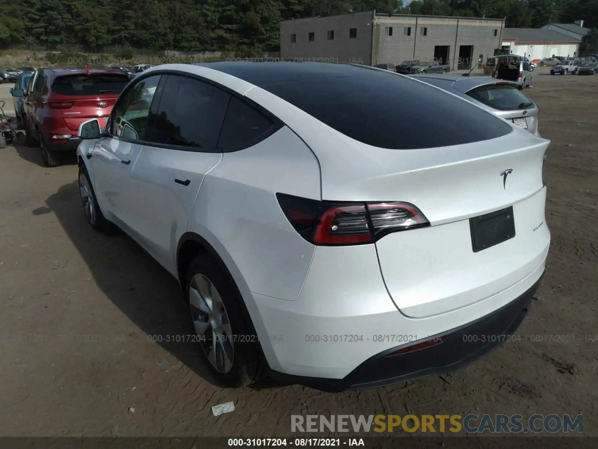 3 Фотография поврежденного автомобиля 5YJYGDEE6MF202973 TESLA MODEL Y 2021