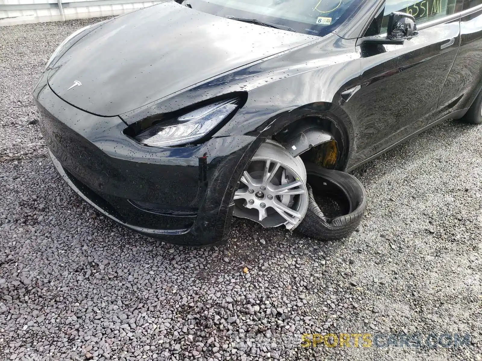 9 Фотография поврежденного автомобиля 5YJYGDEE6MF207736 TESLA MODEL Y 2021