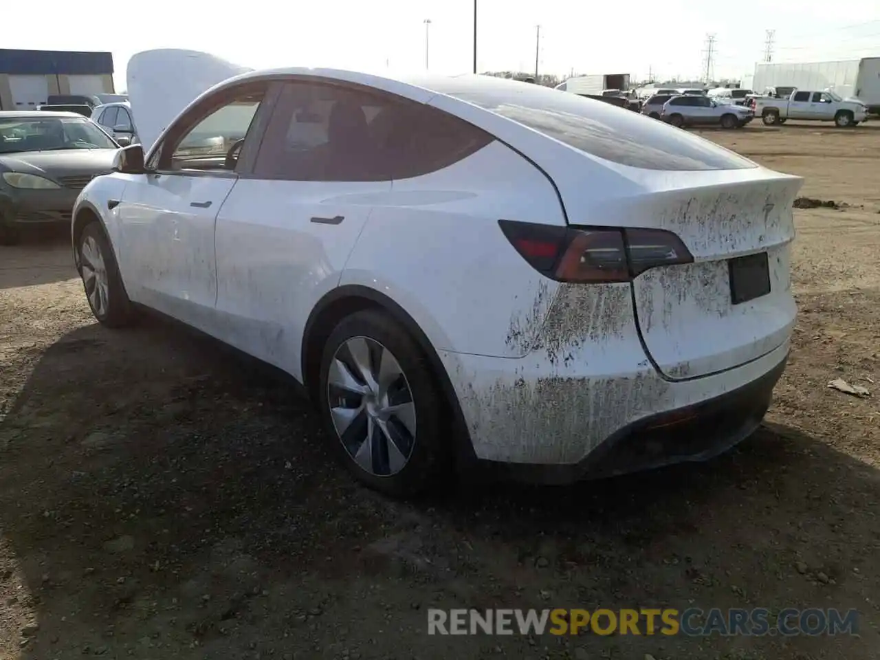 3 Photograph of a damaged car 5YJYGDEE6MF261991 TESLA MODEL Y 2021