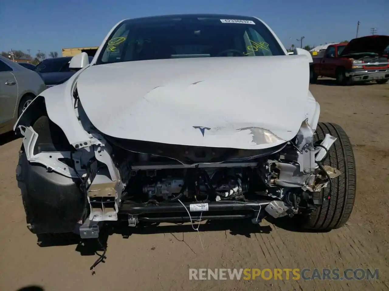 9 Photograph of a damaged car 5YJYGDEE6MF274532 TESLA MODEL Y 2021