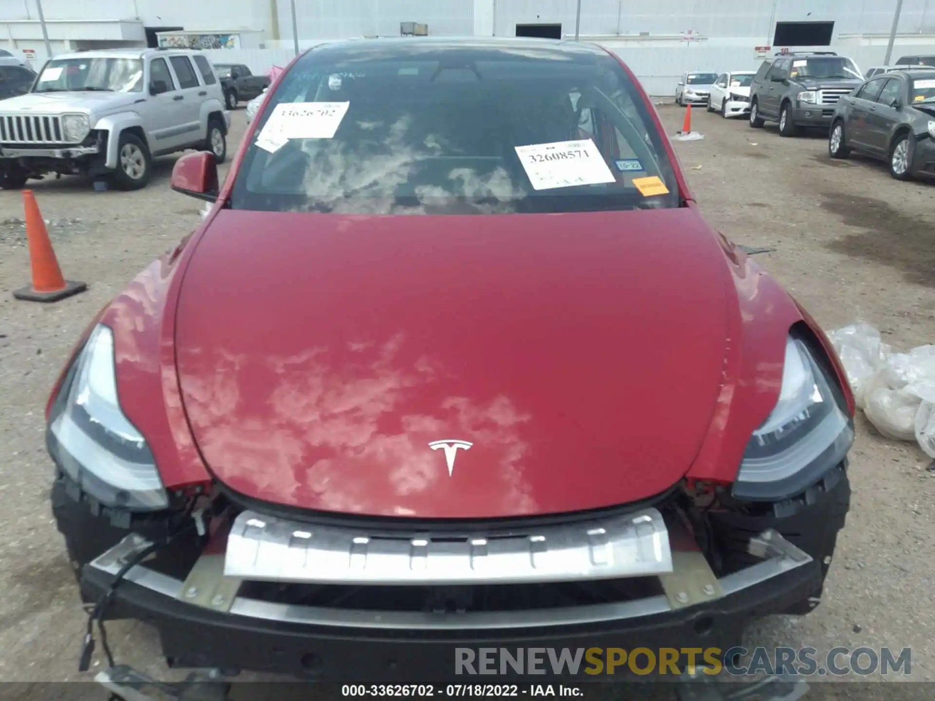 10 Фотография поврежденного автомобиля 5YJYGDEE6MF279150 TESLA MODEL Y 2021