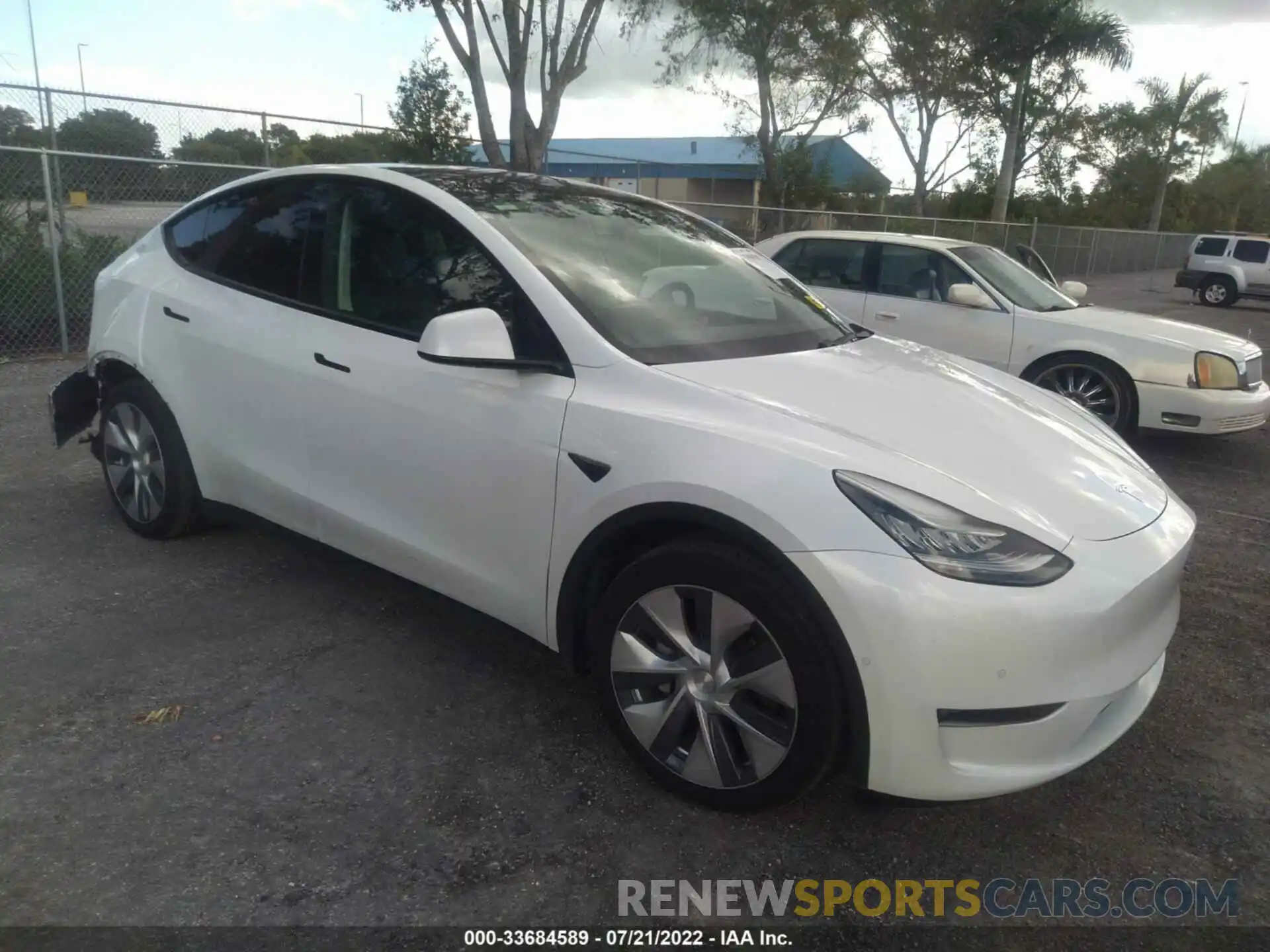 1 Photograph of a damaged car 5YJYGDEE7MF067809 TESLA MODEL Y 2021