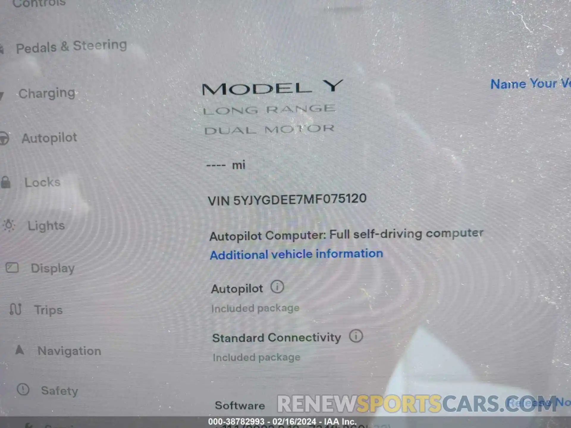 7 Photograph of a damaged car 5YJYGDEE7MF075120 TESLA MODEL Y 2021