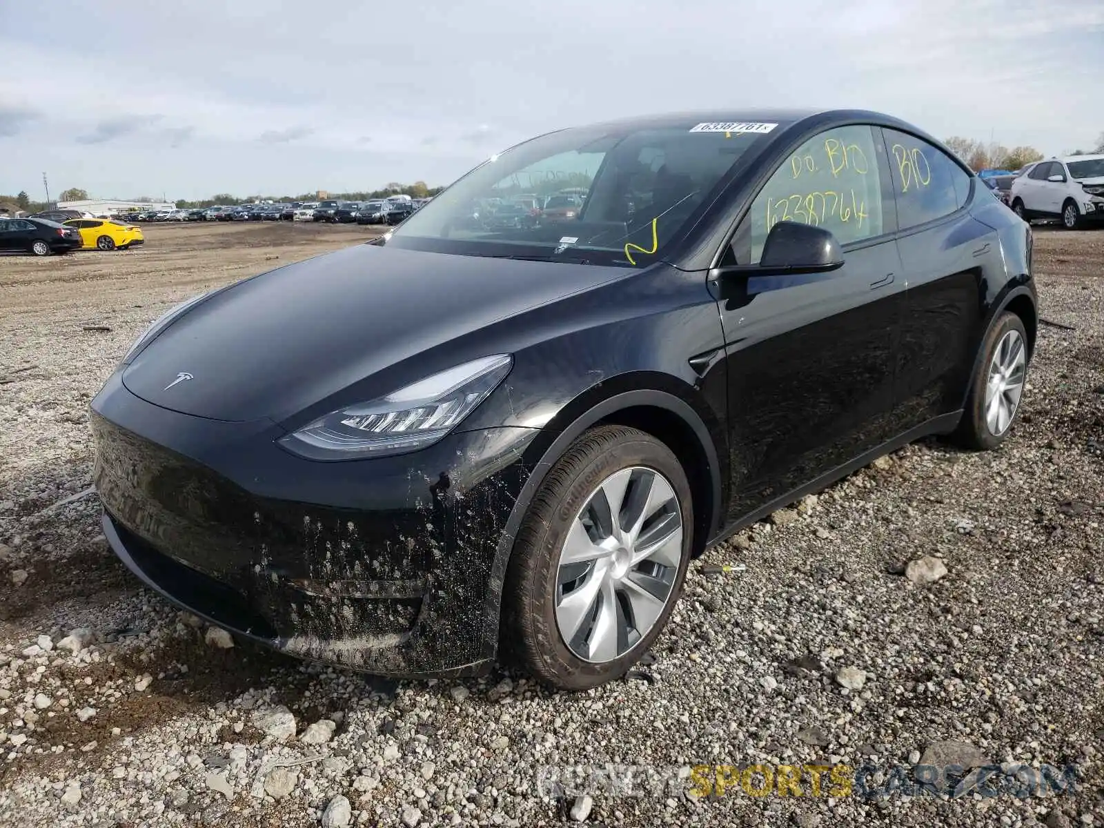 2 Фотография поврежденного автомобиля 5YJYGDEE7MF082097 TESLA MODEL Y 2021