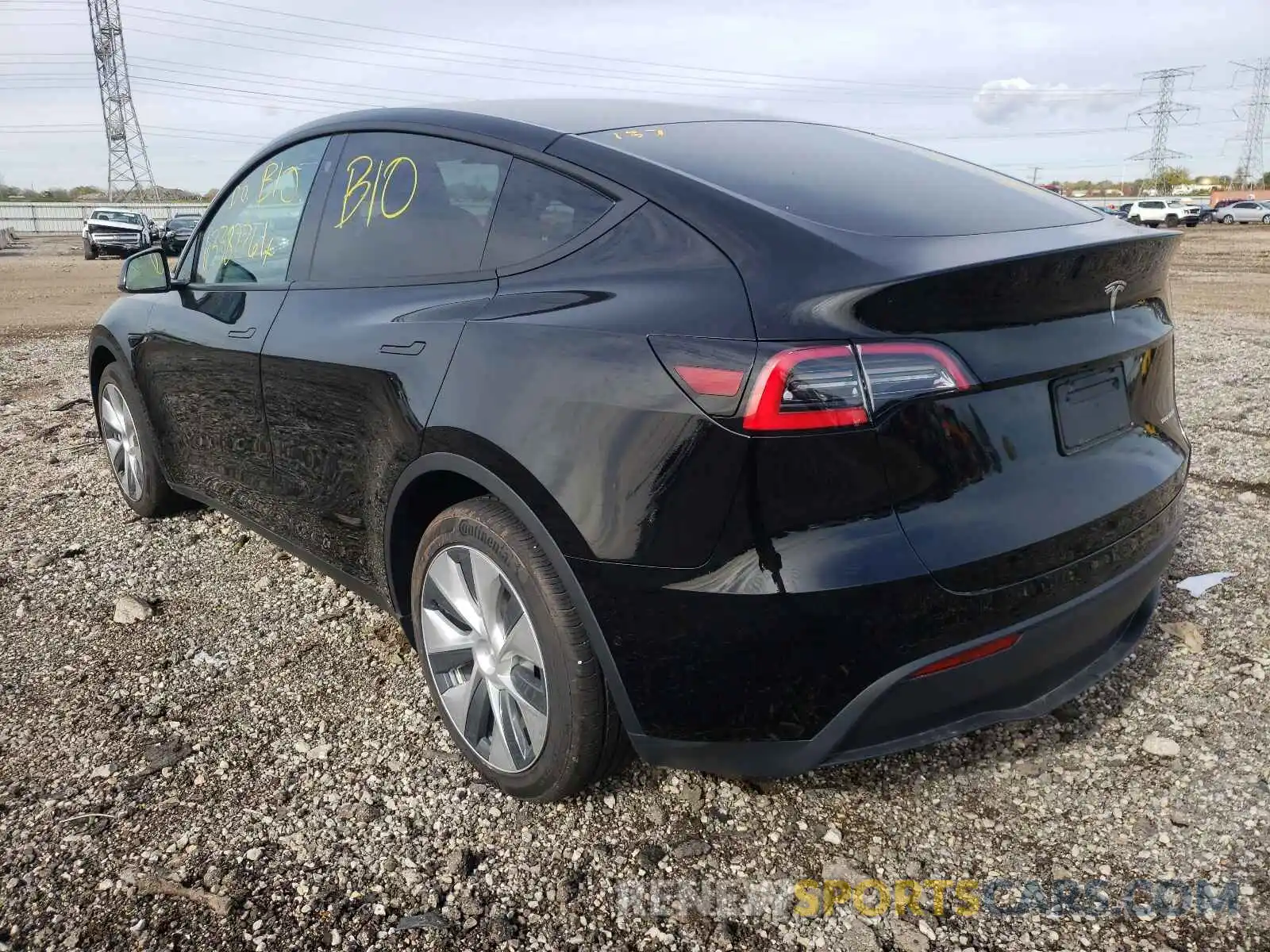 3 Фотография поврежденного автомобиля 5YJYGDEE7MF082097 TESLA MODEL Y 2021