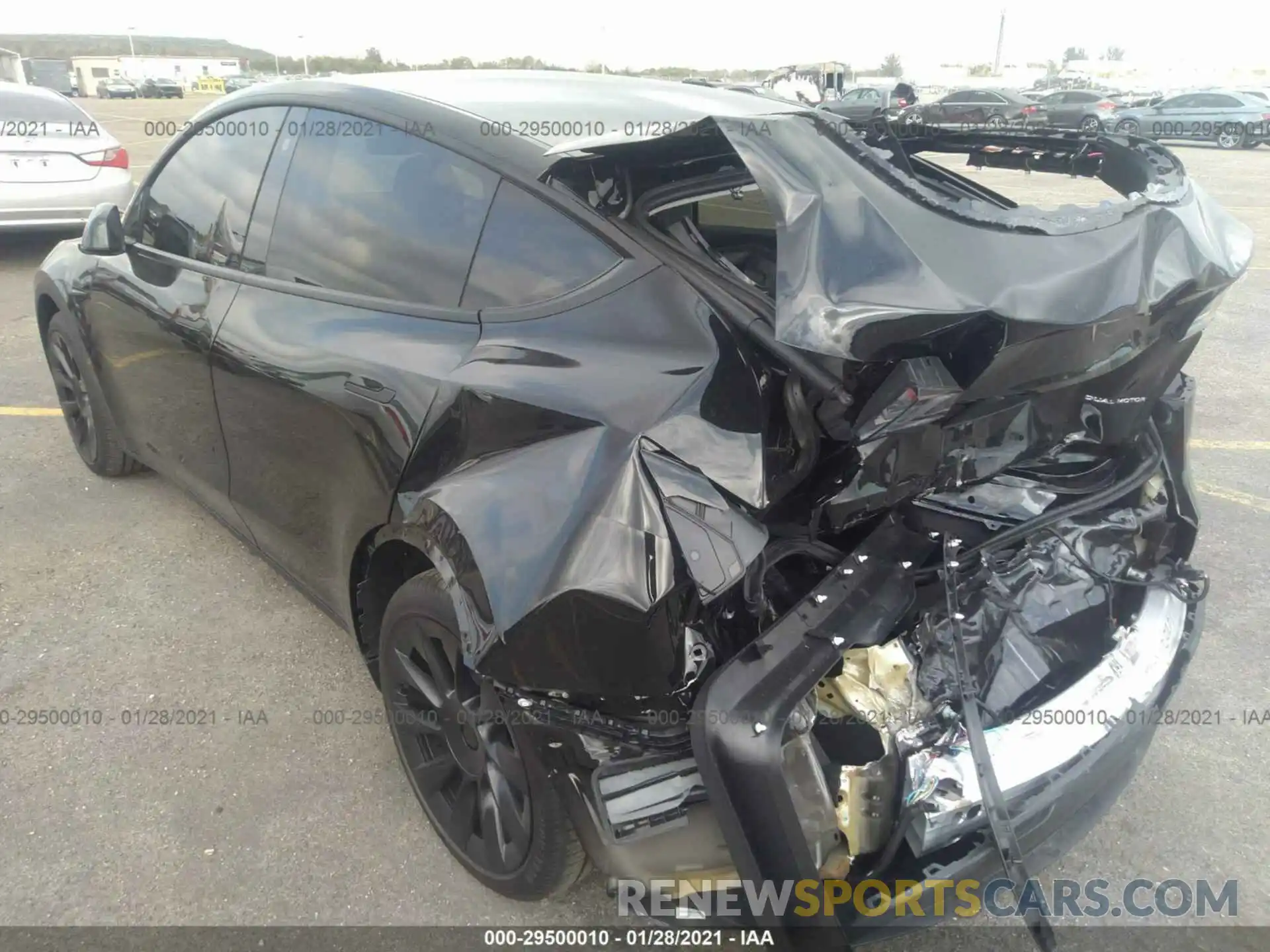 6 Photograph of a damaged car 5YJYGDEE7MF088188 TESLA MODEL Y 2021