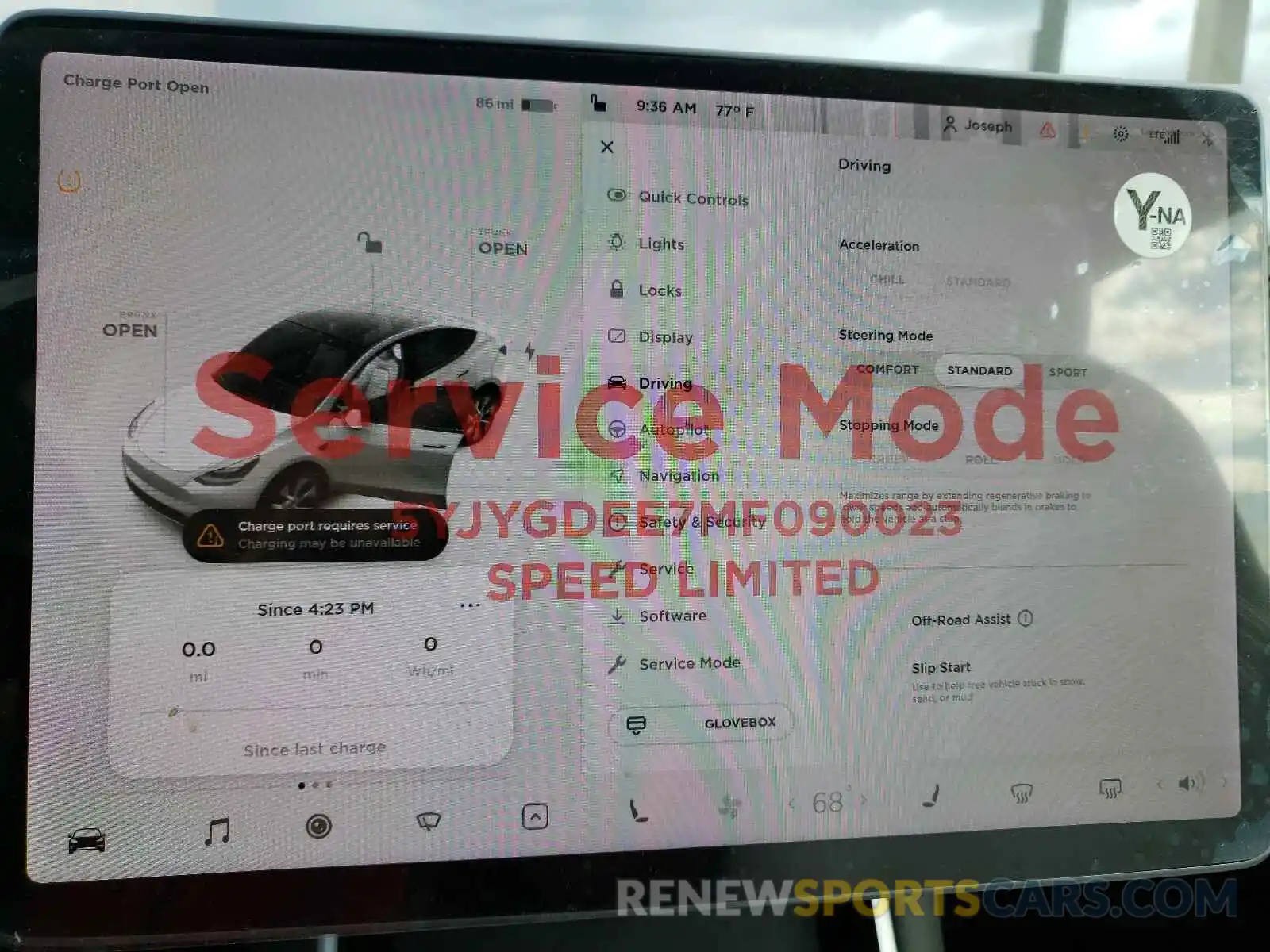 8 Фотография поврежденного автомобиля 5YJYGDEE7MF090023 TESLA MODEL Y 2021