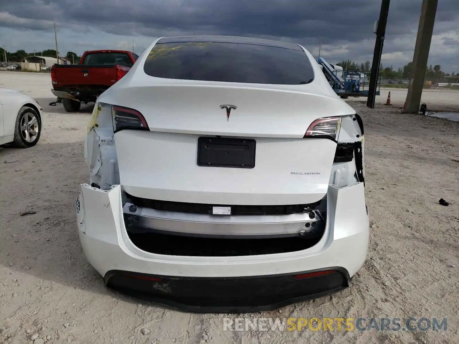 9 Фотография поврежденного автомобиля 5YJYGDEE7MF090023 TESLA MODEL Y 2021