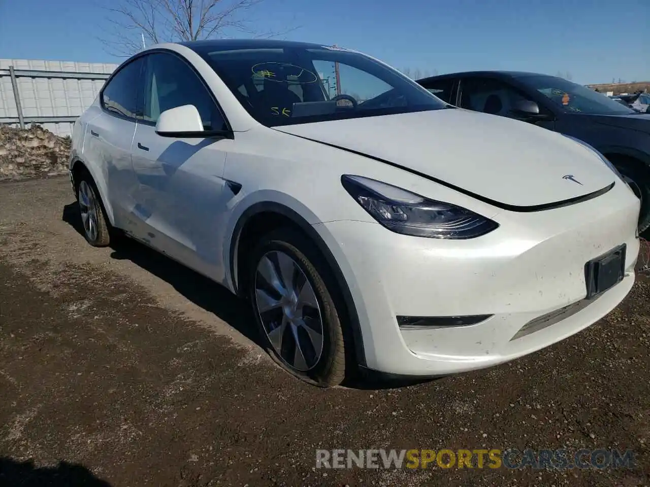 1 Фотография поврежденного автомобиля 5YJYGDEE7MF093455 TESLA MODEL Y 2021