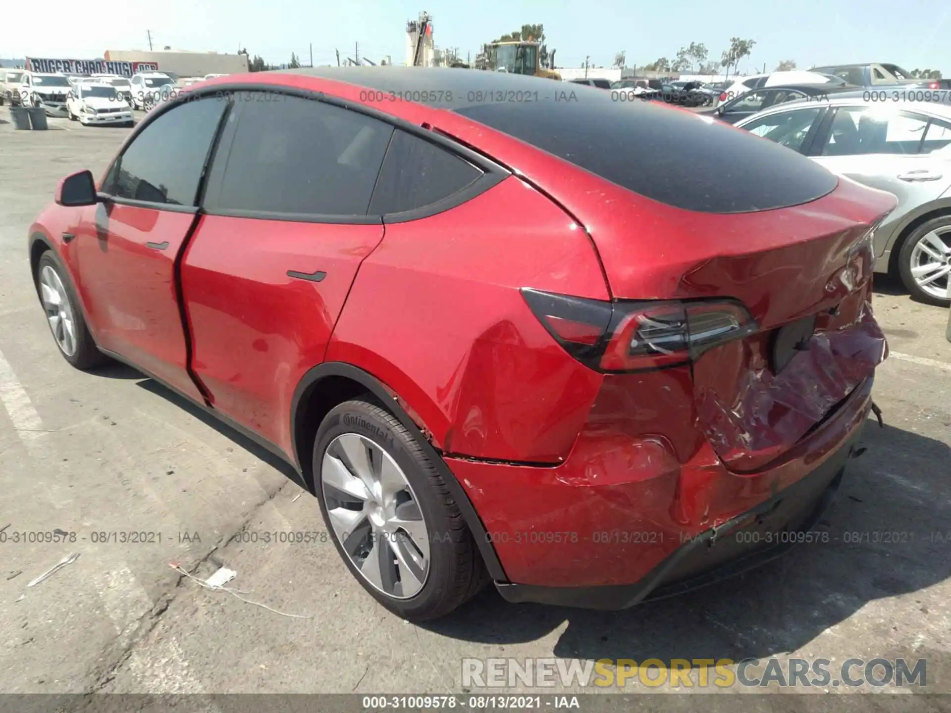 3 Photograph of a damaged car 5YJYGDEE7MF095898 TESLA MODEL Y 2021